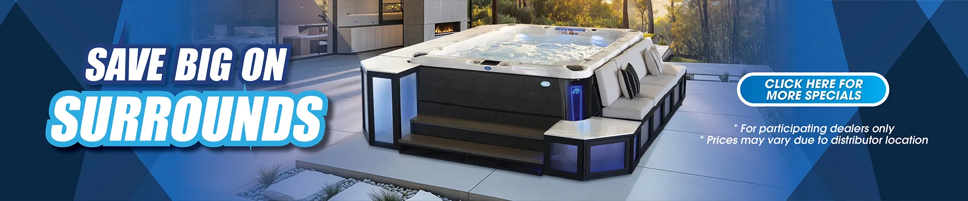 Calspas hot tub being used in a family setting - Costamesa